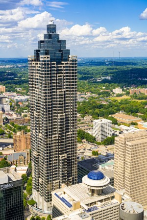 Downtown Atlanta GA Aerial View   Suntrust Plaza 6786